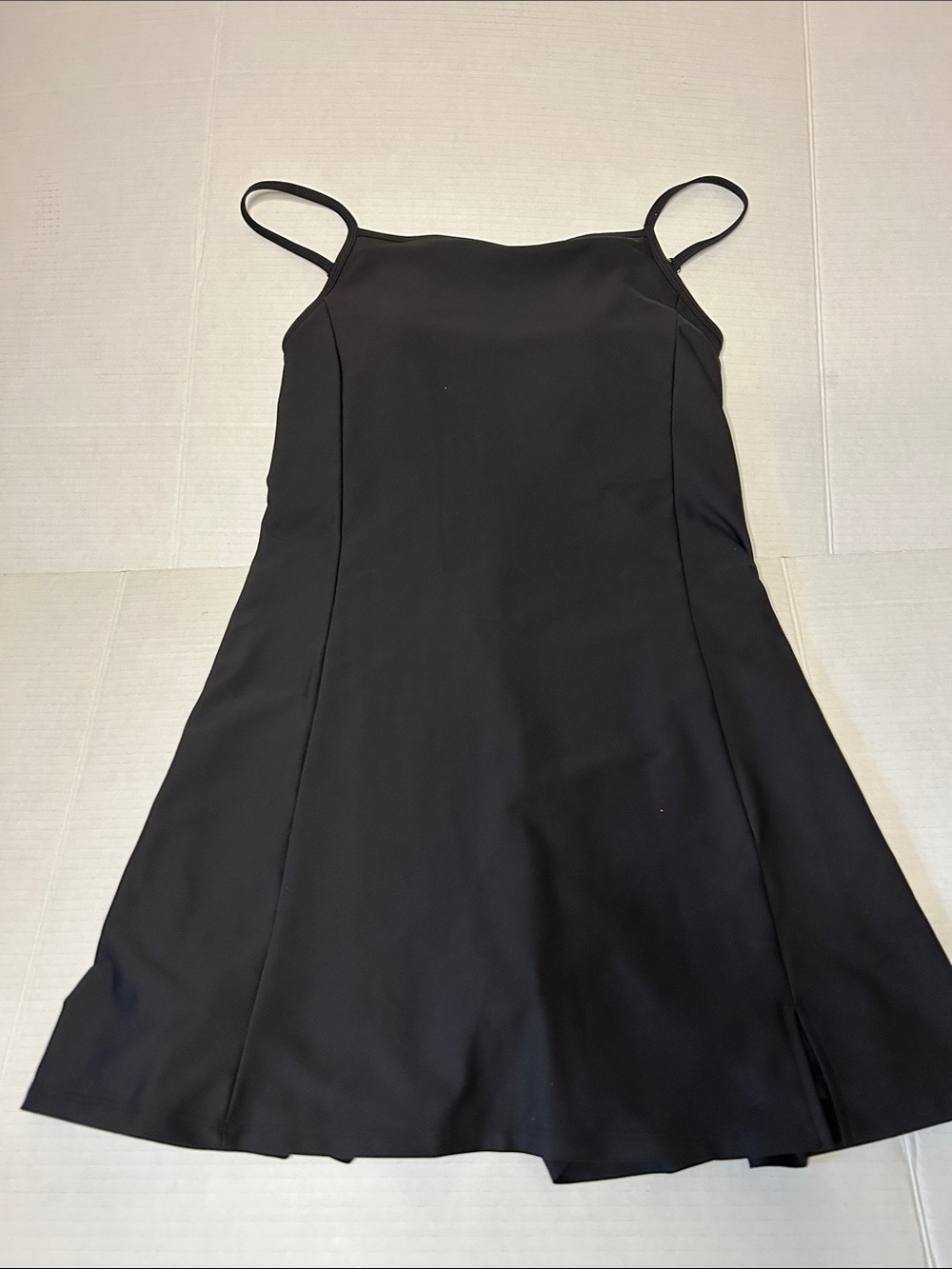 Old Navy Small Active Powersoft Black Spaghetti Strap A-Line Dress with bra